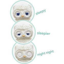 BABY - 8" SLEEPY EYES OWL SOOTHER ANIMATED PLUSH  (2) BL